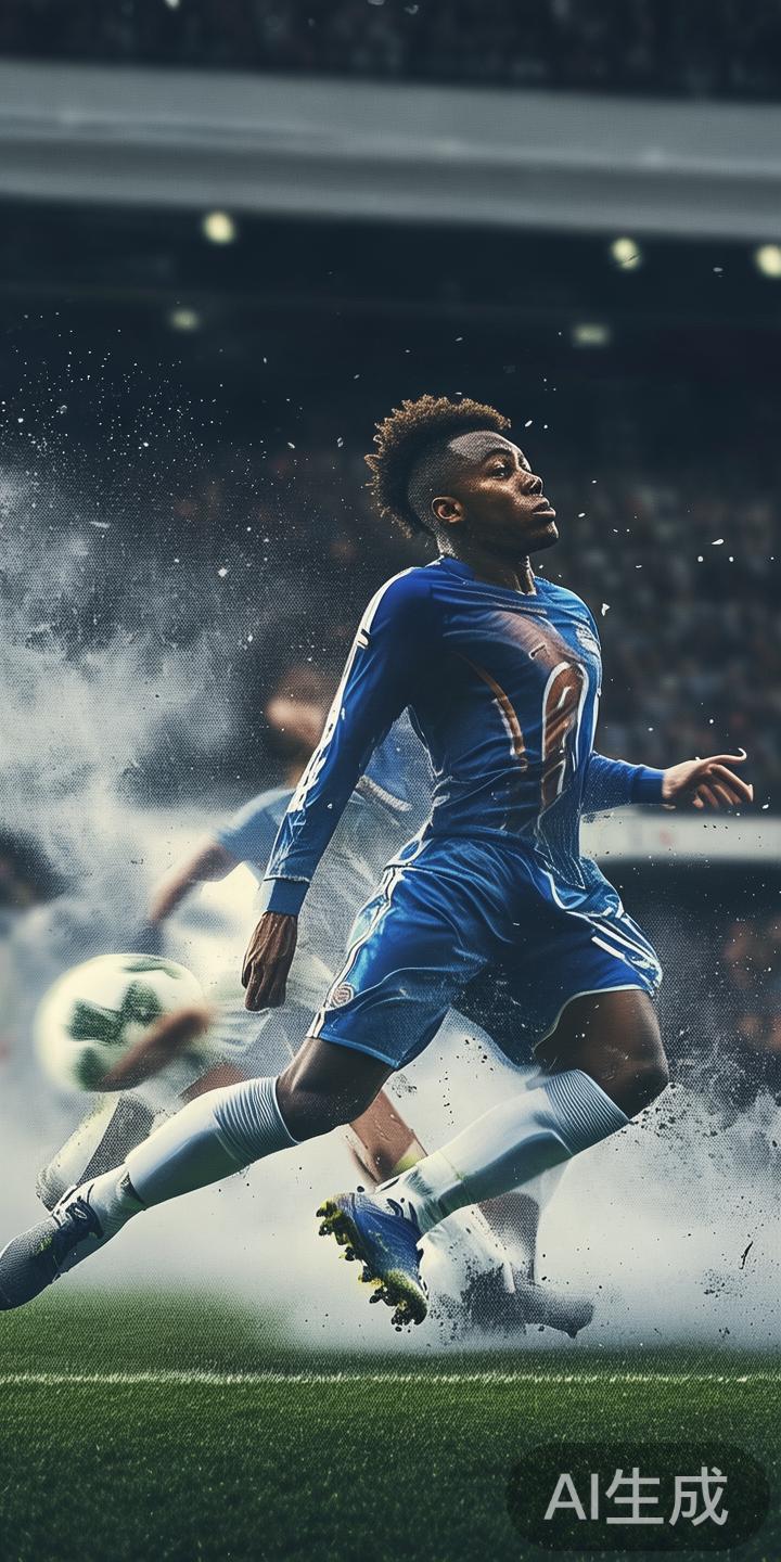 另一场著名的单挑案例是在欧洲足球赛场，一名边锋在高